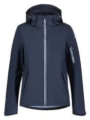 Icepeak Kurtka softshellowa "Bathgate" w kolorze granatowym rozmiar: 40. Niebieskie kurtki sportowe damskie Icepeak, m, bez wzorów, bez kaptura. Za 197.63 zł.