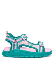 Primigi Sandały AVANT 1475000 Różowy. Czerwone sandały dziewczęce Primigi, z materiału, bez obcasa, bez zapięcia. Za 169.99 zł.