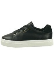 GANT Footwear Skórzane sneakersy "Avona" w kolorze czarnym rozmiar: 39. Czarne obuwie sportowe damskie GANT Footwear, bez zapięcia. Za 220.12 zł.