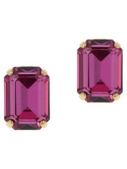 Otazu Pozłacane kolczyki-wkrętki z kryształami Swarovski rozmiar: onesize. Różowe kolczyki damskie Otazu, z kryształem, pozłacane. Za 165.99 zł.