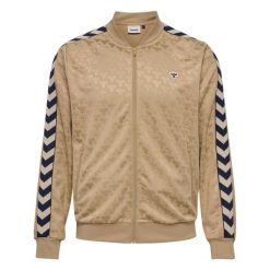 Kurtka z dresu Hummel Archive Poly. Brązowe kurtki damskie Hummel, l, z aplikacjami, z dresówki, bez kaptura. Za 269.40 zł.