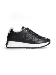 Liu Jo Skórzane sneakersy w kolorze czarno-białym rozmiar: 39. Białe obuwie sportowe damskie Liu Jo, bez zapięcia. Za 329.42 zł.