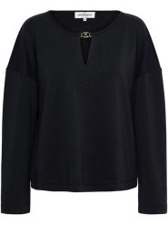 &Co Woman Bluzka "Daca" w kolorze czarnym rozmiar: L. Czarne bluzki damskie &Co Woman, l, z aplikacjami, bez kołnierzyka, bez ramiączek. Za 139.54 zł.