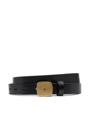 Calvin Klein Jeans Pasek Damski Casual Plaque Buckle 20Mm LV04K7007G Czarny. Czarne paski damskie Calvin Klein Jeans, bez wzorów, z jeansu. Za 139.99 zł.
