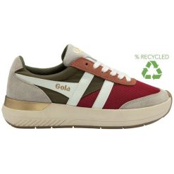Trenerzy damscy Gola Raven. Czerwone obuwie sportowe damskie Gola, bez zapięcia, trekkingowe. Za 510.50 zł.