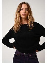 AUTHENTIC CASHMERE Kaszmirowy sweter "Daria" w kolorze czarnym rozmiar: M. Czarne swetry klasyczne damskie AUTHENTIC CASHMERE, m, z kaszmiru, bez kołnierzyka. Za 325.03 zł.