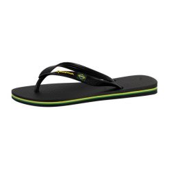 Japonki plażowe damskie Ipanema Classic Brasil II FEM. Czarne klapki damskie Ipanema, bez wzorów, z tkaniny, bez obcasa, bez zapięcia. Za 89.99 zł.