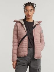 G-Star Kurtka pikowana w kolorze jasnoróżowym rozmiar: M. Różowe kurtki damskie G-Star, m, bez wzorów, z poliamidu, bez kaptura. Za 288.52 zł.