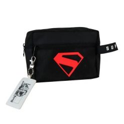 Podróżna torba toaletowa Cerda DC Comics Superman. Czarne torby podróżne MBRANDS, bez wzorów, z materiału. Za 154.00 zł.