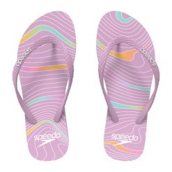 Klapki japonki damskie Speedo Flip Flop. Czerwone klapki damskie Speedo, bez wzorów, bez obcasa, bez zapięcia. Za 79.99 zł.