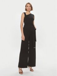 Calvin Klein Kombinezon K20K207024 Czarny Regular Fit. Czarne sukienki damskie Calvin Klein, bez wzorów, z syntetyku, bez ramiączek. Za 1,099.00 zł.