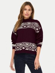 ONLY Golf Victoria 15321179 Fioletowy Regular Fit. Fioletowe golfy damskie Only, l, bez wzorów, z syntetyku, bez ramiączek. Za 169.99 zł.