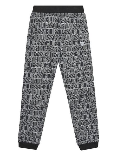 Guess Spodnie dresowe J5YQ13 KAD74 Szary Regular Fit. Szare spodnie dresowe chłopięce Guess, z bawełny. Za 119.99 zł.