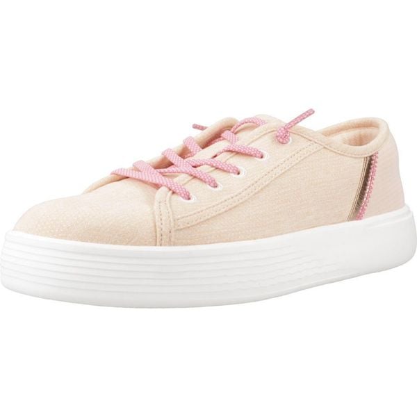 Buty HEY DUDE CODY Rose. Czerwone obuwie trekkingowe damskie Hey dude, z tkaniny, bez zapięcia. Za 196.99 zł.