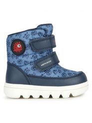 Geox Śniegowce B Willaboom Boy B Ab B365BF 0MNBC C4327 M Niebieski. Niebieskie buty zimowe chłopięce Geox, ze skóry, bez zapięcia. Za 309.99 zł.