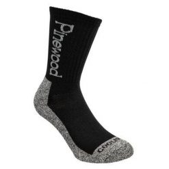Skarpety trekkingowe Pinewood Coolmax Medium 2 pary. Czarne skarpetki damskie PINEWOOD, bez wzorów. Za 79.99 zł.
