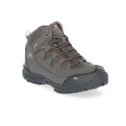 Trespass Mitzi - damskie buty trekkingowe średnie, wodoodporne. Brązowe obuwie trekkingowe damskie Trespass, z meshu, bez zapięcia. Za 327.99 zł.