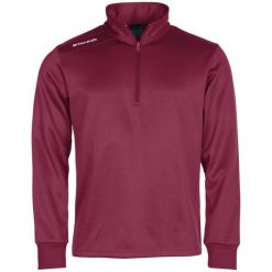 Bluza dresowa z pół zamkiem błyskawicznym Stanno Field. Czerwone bluzy damskie STANNO, xl, bez wzorów, z dresówki, bez kaptura. Za 167.50 zł.