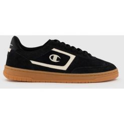 Buty Damskie Champion Stylowe Trampki Skóra. Czarne trampki damskie Champion, bez wzorów, z materiału, bez zapięcia. Za 262.00 zł.