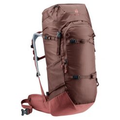 Plecak Deuter RISE 32+ SL damski 32+8L anatomiczny materiały w 100% z recyklingu. Czerwone plecaki Deuter, bez wzorów. Za 734.99 zł.