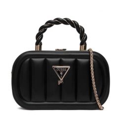 Torebka Guess. Czarne torebki klasyczne damskie Guess, bez dodatków. Za 299.99 zł.