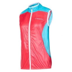 Kurtka nieprzemakalna bez rękawów damska La Sportiva Briza. Czerwone kurtki damskie La Sportiva, s, bez wzorów, z elastanu, bez kaptura. Za 493.80 zł.