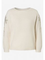 More & More Sweter w kolorze kremowym rozmiar: 40. Brązowe swetry klasyczne damskie More & More, bez kołnierzyka. Za 139.95 zł.