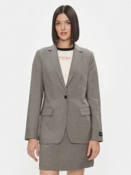 Tommy Hilfiger Marynarka WW0WW40496 Szary Regular Fit. Szare marynarki i żakiety damskie Tommy Hilfiger, bez wzorów, z syntetyku. Za 1,269.00 zł.