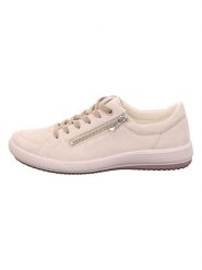 Legero Skórzane sneakersy "Tanaro 5.0" w kolorze kremowym rozmiar: 41,5. Brązowe obuwie sportowe damskie Legero, bez zapięcia. Za 254.74 zł.
