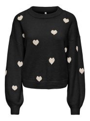 ONLY Sweter w kolorze czarnym rozmiar: XS. Czarne swetry klasyczne damskie Only, xs, bez kołnierzyka. Za 100.45 zł.