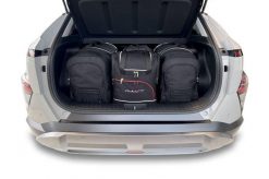 Torby Do Bagażnika Hyundai Kona Ev 2023+ 4Szt Kjust. Czarne torby podróżne KJUST, bez wzorów, z kauczuku. Za 1,234.00 zł.
