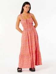 Rip Curl Sukienka "Neon Isles" w kolorze różowym rozmiar: S. Różowe sukienki damskie Rip Curl, bez wzorów, bez ramiączek. Za 153.71 zł.