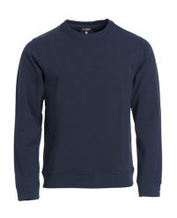 Clique Classic Roundneck bluza z okrągłym dekoltem z ukrytą kieszenią – dark. Niebieskie bluzy damskie CLIQUE, m, bez wzorów, z bawełny, bez kaptura. Za 183.12 zł.