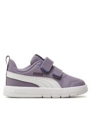 Puma Sneakersy Courtflex V3 310252 04 Fioletowy. Fioletowe buty sportowe dziewczęce Puma, bez wzorów, ze skóry, bez zapięcia. Za 159.99 zł.
