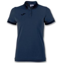 Koszulka polo do tenisa damska Joma Bali II. Niebieskie bluzki damskie Joma, xs, bez wzorów, sportowe, bez kołnierzyka, bez ramiączek. Za 248.00 zł.