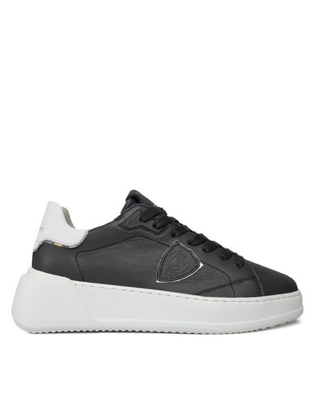 Philippe Model Sneakersy Temple Low TRES V005 Czarny. Czarne obuwie sportowe damskie Philippe Model, ze skóry, bez zapięcia. Za 1,089.00 zł.