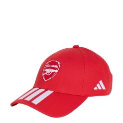 CZAPKA Z DASZKIEM ARSENAL FC. Białe czapki z daszkiem damskie Adidas, bez wzorów, z bawełny. Za 99.95 zł.