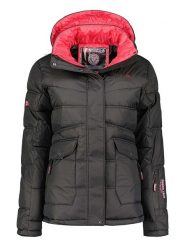 Geographical Norway Kurtka pikowana "Bonixe" w kolorze czarnym rozmiar: XL. Czarne kurtki damskie Geographical Norway, xl, bez wzorów, bez kaptura. Za 238.84 zł.