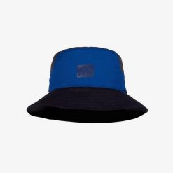 Kapelusz BUFF SUN BUCKET HAT HAK. Szare kapelusze damskie Buff, bez wzorów, z elastanu. Za 129.99 zł.