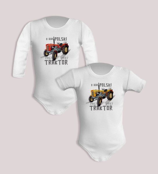 Ursus C-330 — body (Rozmiar: 9M; Długość rękawa: długi; Kolor nadruku: czerwony; Rodzaj nadruku: Ursus C-330). Czerwone body niemowlęce nikiniki, bez wzorów, z bawełny, bez kołnierzyka, bez ramiączek. Za 59.00 zł.