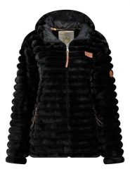 Geographical Norway Kurtka polarowa "Trebelle" w kolorze czarnym rozmiar: M. Czarne kurtki damskie Geographical Norway, m, bez wzorów, z polaru, bez kaptura. Za 161.73 zł.