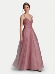 Hey Kyla Sukienka wieczorowa 5AG017HK Różowy Regular Fit. Czerwone sukienki damskie Hey Kyla, bez wzorów, z syntetyku, wizytowe, bez ramiączek. Za 589.99 zł.