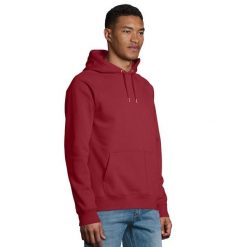 Bluza Z Kapturem Dla Dorosłych Unisex Stellar. Czerwone bluzy damskie SOL'S, m, bez wzorów, z bawełny, z kapturem. Za 165.99 zł.