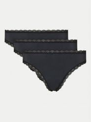 Guess Komplet 3 par fig klasycznych O4YG03 KBS50 Czarny. Czarne komplety bielizny Guess, z aplikacjami, z syntetyku. Za 99.99 zł.