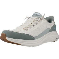 Buty SKECHERS CONTOUR FOAM Szary. Szare obuwie trekkingowe damskie Skechers, z tkaniny, bez zapięcia. Za 406.99 zł.