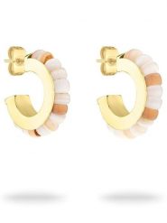 Tamaris Kolczyki-półkreole z kamieniami ozdobnymi rozmiar: onesize. Brązowe kolczyki damskie Tamaris, ze stali. Za 201.55 zł.