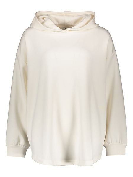 Copenhagen Studios Bluza w kolorze kremowym rozmiar: 44/46. Brązowe bluzy damskie Copenhagen Studios, bez wzorów, z kapturem. Za 123.45 zł.