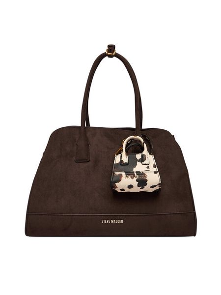 Steve Madden Torebka Bharlli 13002290 Brązowy. Brązowe torebki klasyczne damskie Steve Madden, ze skóry, bez dodatków. Za 559.99 zł.