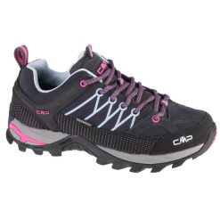 Buty trekkingowe damskie CMP Rigel Low. Czarne obuwie trekkingowe damskie CMP, z materiału, bez zapięcia. Za 379.99 zł.