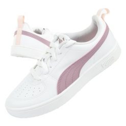 Buty sportowe damskie Puma Rickie. Białe obuwie sportowe casual damskie Puma, ze skóry ekologicznej, trekkingowe. W wyprzedaży za 119.00 zł.